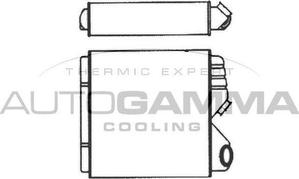 Autogamma 104409 - Siltummainis, Salona apsilde www.autospares.lv