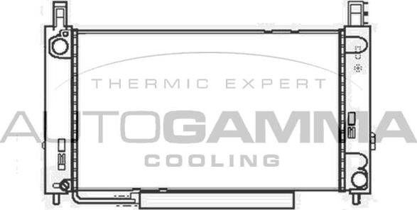 Autogamma 104685 - Radiators, Motora dzesēšanas sistēma www.autospares.lv