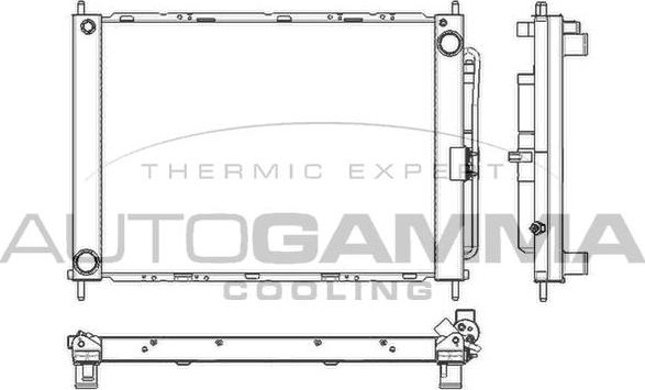 Autogamma 104017B - Radiators, Motora dzesēšanas sistēma www.autospares.lv