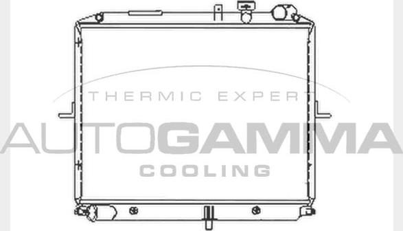 Autogamma 104032 - Radiators, Motora dzesēšanas sistēma www.autospares.lv