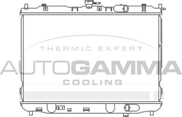 Autogamma 104173 - Radiators, Motora dzesēšanas sistēma www.autospares.lv