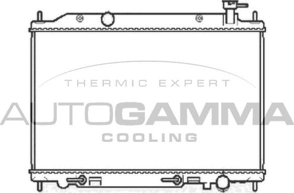 Autogamma 104860 - Radiators, Motora dzesēšanas sistēma www.autospares.lv