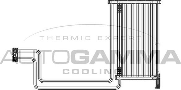 Autogamma 104782 - Eļļas radiators, Motoreļļa www.autospares.lv