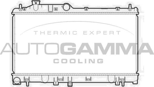 Autogamma 105931 - Radiators, Motora dzesēšanas sistēma www.autospares.lv