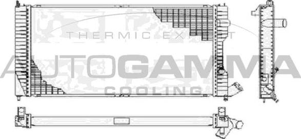 Autogamma 105088 - Radiators, Motora dzesēšanas sistēma www.autospares.lv