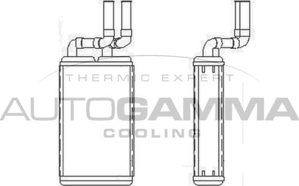 Autogamma 105283 - Siltummainis, Salona apsilde www.autospares.lv