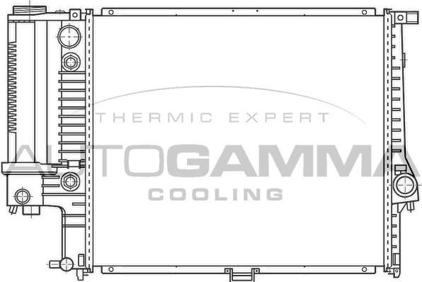 Autogamma 100126 - Radiators, Motora dzesēšanas sistēma www.autospares.lv