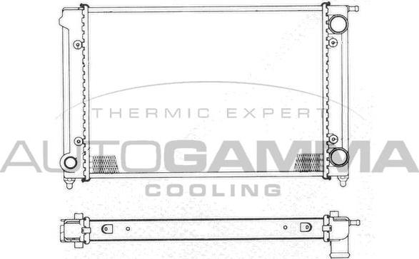 Autogamma 101054 - Radiators, Motora dzesēšanas sistēma www.autospares.lv