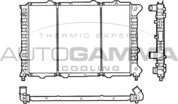 Autogamma 101146 - Radiators, Motora dzesēšanas sistēma www.autospares.lv