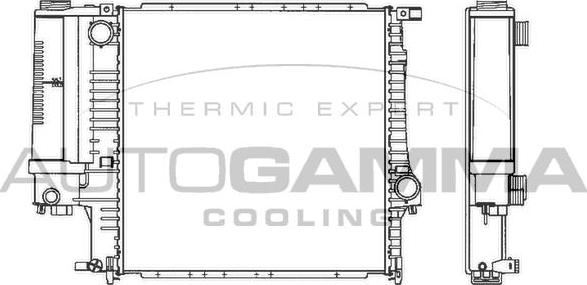 Autogamma 101120 - Radiators, Motora dzesēšanas sistēma www.autospares.lv