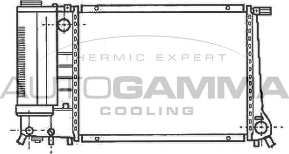 Autogamma 101121 - Radiators, Motora dzesēšanas sistēma www.autospares.lv