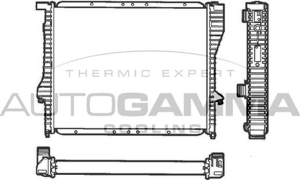 Autogamma 101362 - Radiators, Motora dzesēšanas sistēma www.autospares.lv