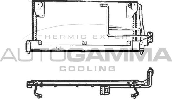 Autogamma 101709 - Kondensators, Gaisa kond. sistēma www.autospares.lv