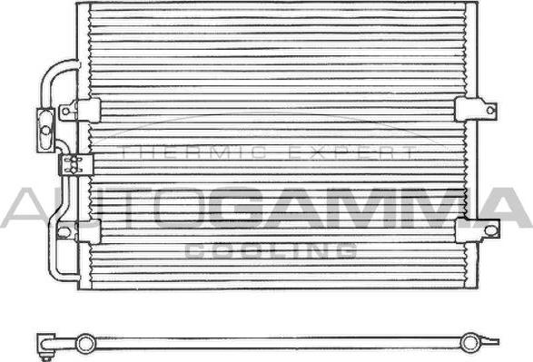 Autogamma 101706 - Kondensators, Gaisa kond. sistēma www.autospares.lv