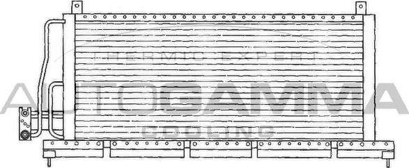 Autogamma 101708 - Kondensators, Gaisa kond. sistēma www.autospares.lv