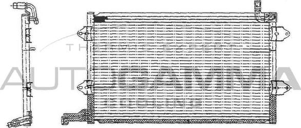 Autogamma 101719 - Kondensators, Gaisa kond. sistēma www.autospares.lv