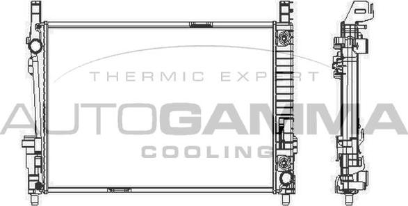 Autogamma 103994 - Radiators, Motora dzesēšanas sistēma www.autospares.lv