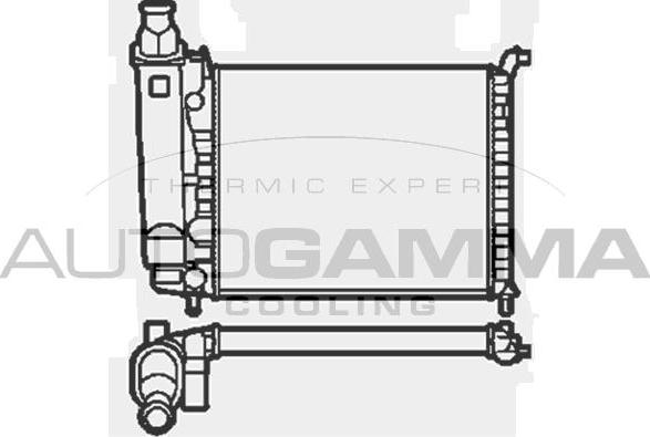 Autogamma 103916 - Radiators, Motora dzesēšanas sistēma www.autospares.lv