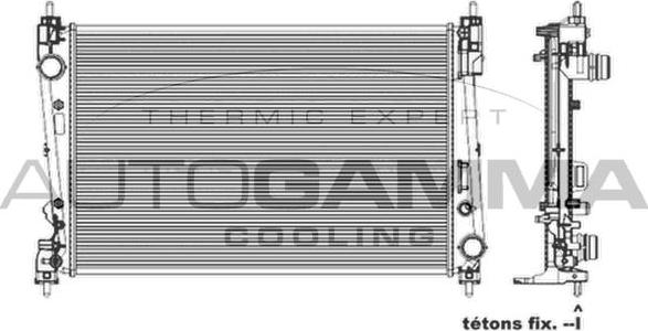 Autogamma 103987 - Radiators, Motora dzesēšanas sistēma www.autospares.lv