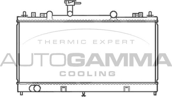 Autogamma 103442 - Radiators, Motora dzesēšanas sistēma www.autospares.lv