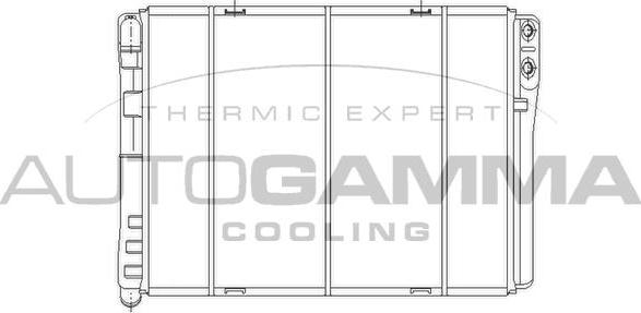 Autogamma 103069 - Radiators, Motora dzesēšanas sistēma www.autospares.lv