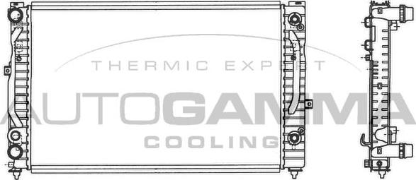 Autogamma 103067 - Radiators, Motora dzesēšanas sistēma www.autospares.lv