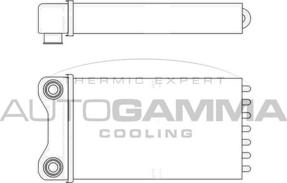 Autogamma 102987 - Siltummainis, Salona apsilde www.autospares.lv