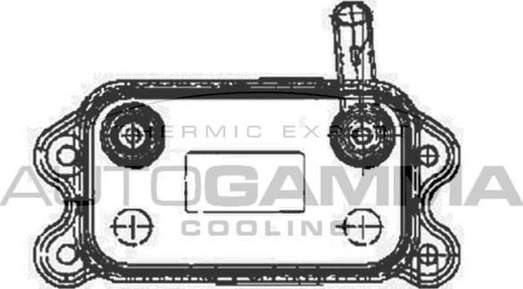 Autogamma 102522 - Eļļas radiators, Motoreļļa www.autospares.lv