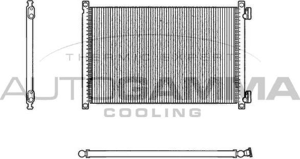 Autogamma 102644 - Kondensators, Gaisa kond. sistēma www.autospares.lv