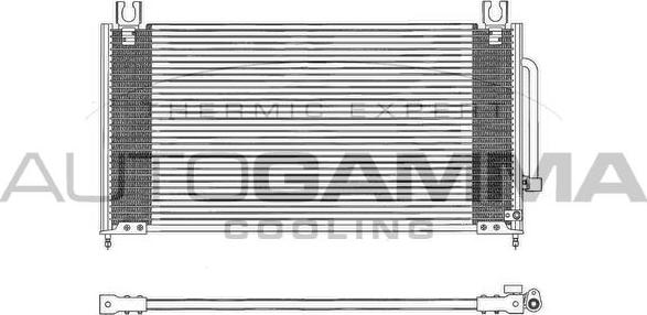 Autogamma 102673 - Kondensators, Gaisa kond. sistēma www.autospares.lv