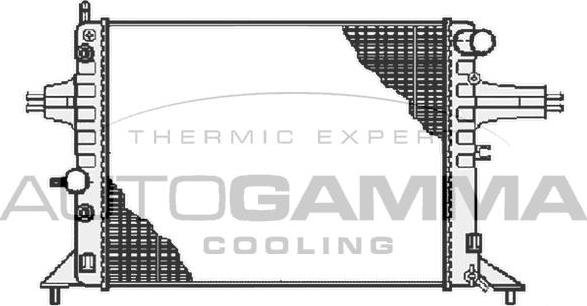 Autogamma 102219 - Radiators, Motora dzesēšanas sistēma www.autospares.lv