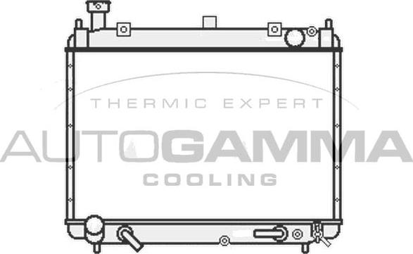 Autogamma 107056 - Radiators, Motora dzesēšanas sistēma www.autospares.lv