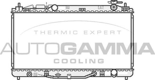 Autogamma 107061 - Radiators, Motora dzesēšanas sistēma autospares.lv