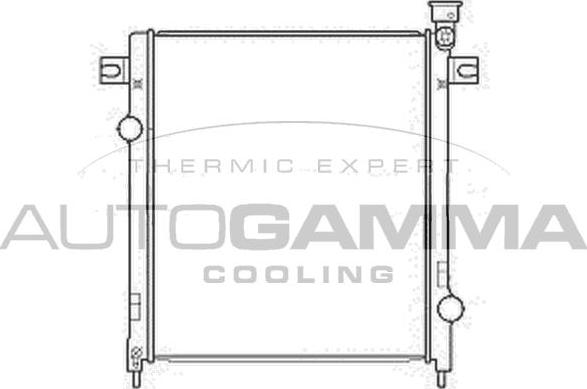 Autogamma 107219 - Radiators, Motora dzesēšanas sistēma www.autospares.lv