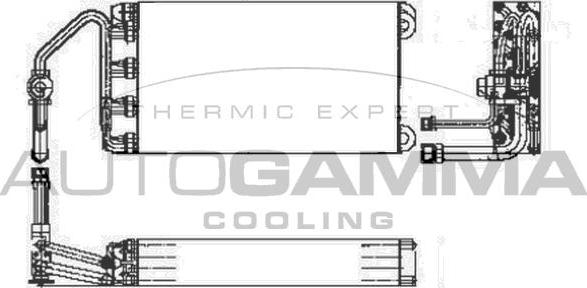 Autogamma 112150 - Iztvaikotājs, Gaisa kondicionēšanas sistēma www.autospares.lv