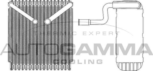 Autogamma 112105 - Iztvaikotājs, Gaisa kondicionēšanas sistēma www.autospares.lv