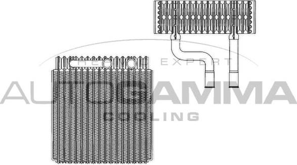 Autogamma 112102 - Iztvaikotājs, Gaisa kondicionēšanas sistēma www.autospares.lv