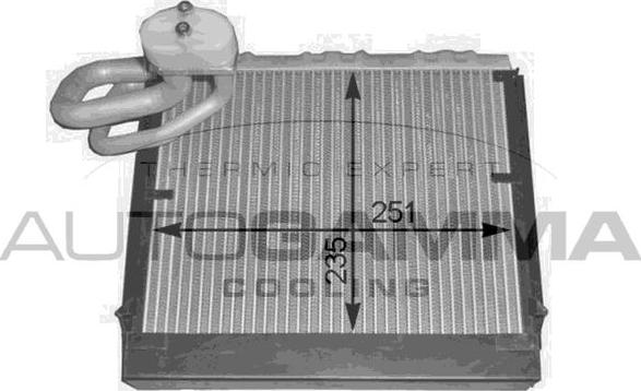 Autogamma 112173 - Evaporator, air conditioning www.autospares.lv