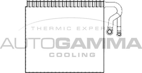 Autogamma 112223 - Iztvaikotājs, Gaisa kondicionēšanas sistēma www.autospares.lv