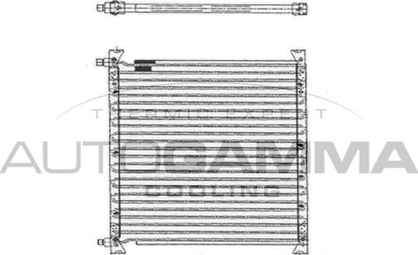 Autogamma 304758 - Kondensators, Gaisa kond. sistēma www.autospares.lv