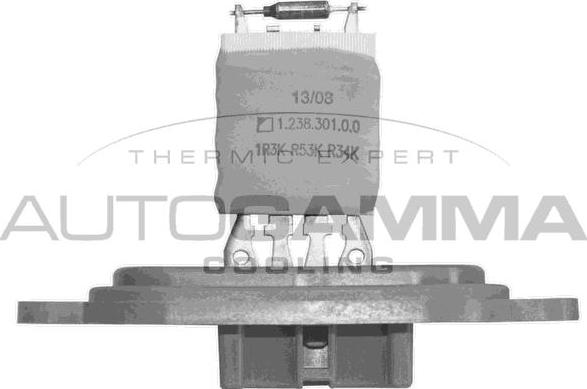 Autogamma GA15701 - Rezistors, Salona ventilators www.autospares.lv