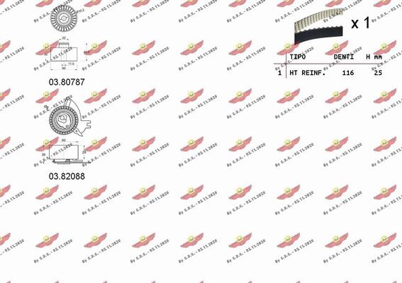 Autokit 04.5406 - Timing Belt Set www.autospares.lv