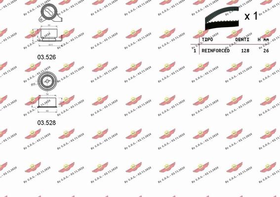 Autokit 04.5414 - Zobsiksnas komplekts autospares.lv