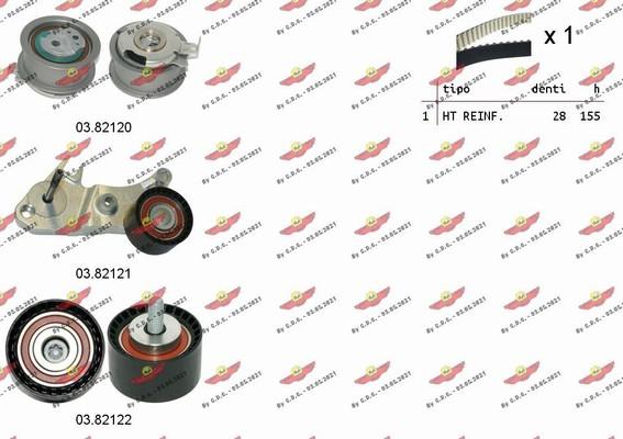 Autokit 04.5481 - Zobsiksnas komplekts autospares.lv