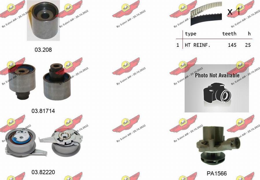 Autokit 04.5479PA - Water Pump & Timing Belt Set www.autospares.lv