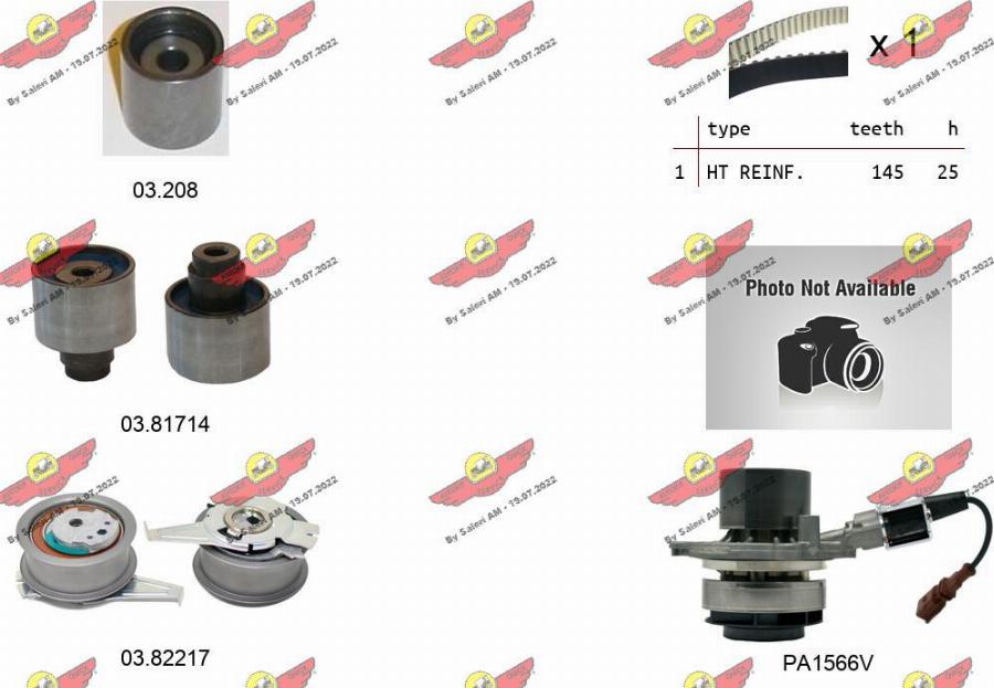 Autokit 04.5477PA2 - Ūdenssūknis + Zobsiksnas komplekts autospares.lv