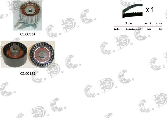 Autokit 04.5095 - Комплект зубчатого ремня ГРМ www.autospares.lv