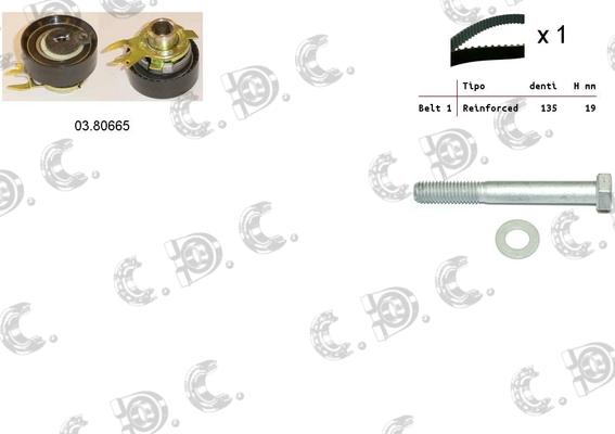 Autokit 04.5091 - Zobsiksnas komplekts www.autospares.lv