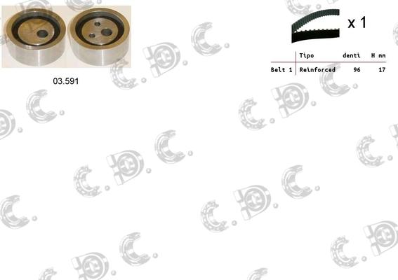 Autokit 04.5097 - Timing Belt Set www.autospares.lv