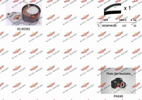 Autokit 04.5058PA - Водяной насос + комплект зубчатого ремня ГРМ www.autospares.lv